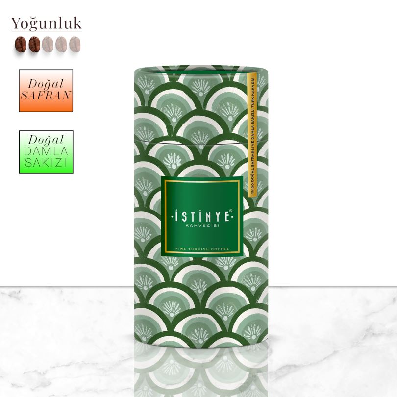 Plus %100 Doğal Safranlı ve Damla Sakızlı Türk Kahvesi 375 Gr